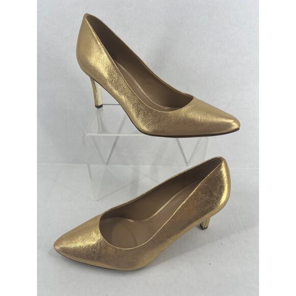 Naturalizer Gold Allison Pointed Toe Pump Heels - Picture 1 of 5
